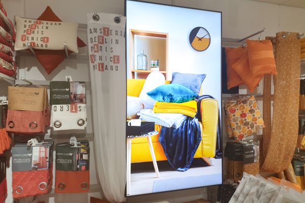 display signage interno al punto vendita