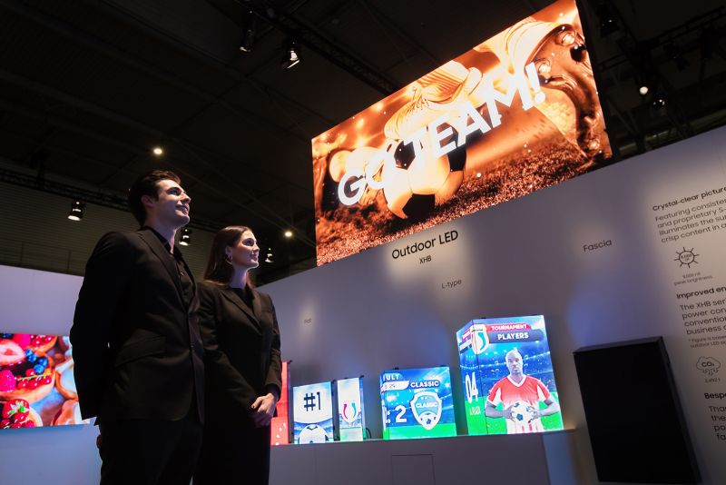 Samsung Outdoor Signage all'ISE 2023