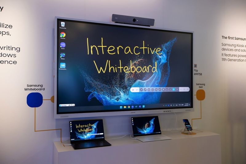 Lavagna Interattiva Multimediale Samsung Flip Pro all'ISE 2023