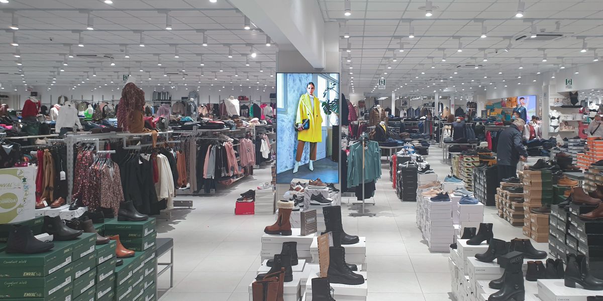 display signage interno al punto vendita