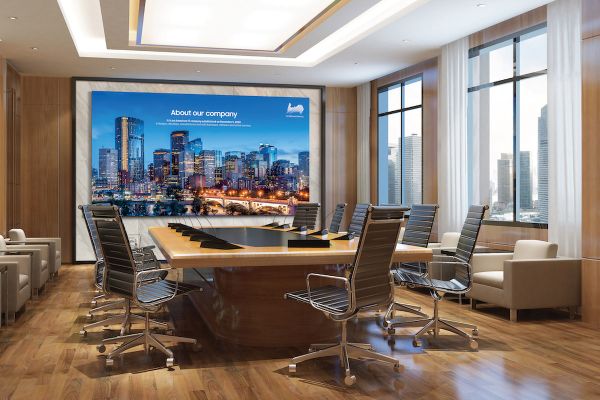 ledwall in sala riunioni