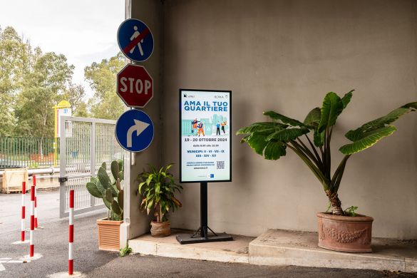 Digital Signage e servizi di pubblica utilità: AMA Roma