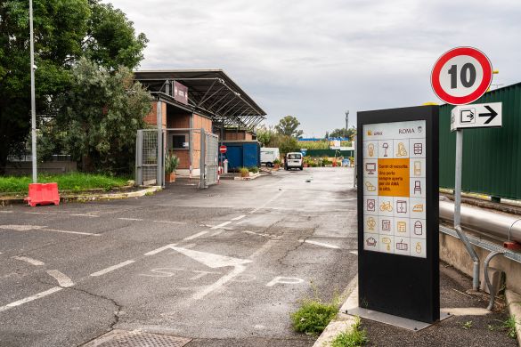 Digital Signage e servizi di pubblica utilità: AMA Roma