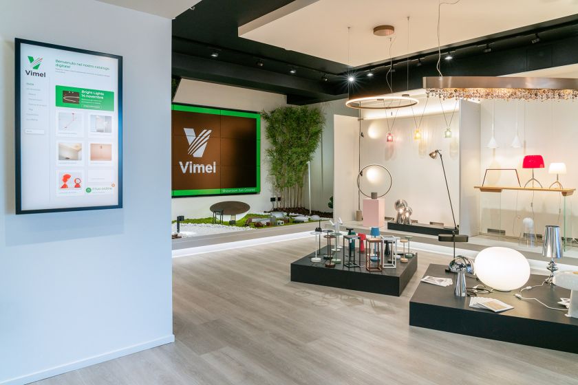 Vimel Srl: soluzioni Digital Signage per il nuovo showroom