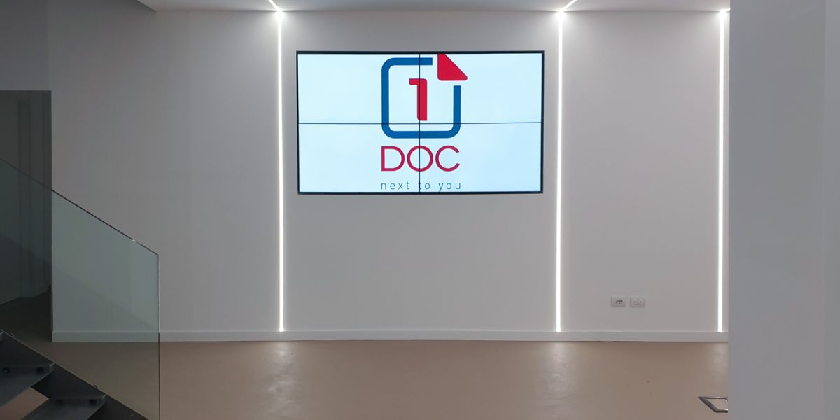 display signage samsung videowall 2x2