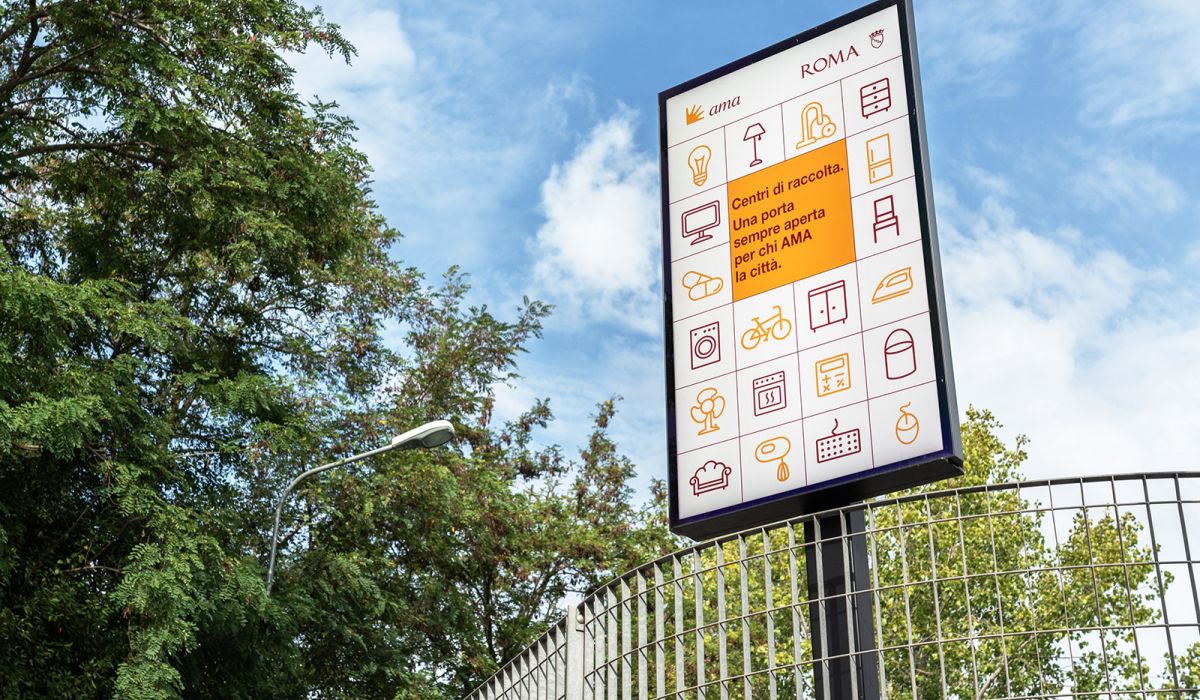 Digital Signage e servizi di pubblica utilità: AMA Roma