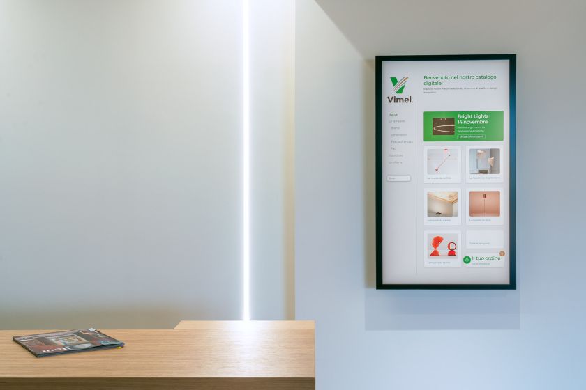 Vimel Srl: soluzioni Digital Signage per il nuovo showroom