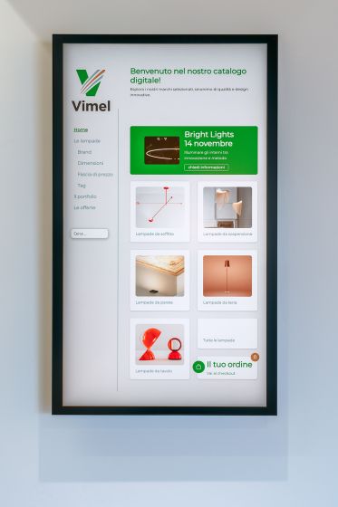 Vimel Srl: soluzioni Digital Signage per il nuovo showroom