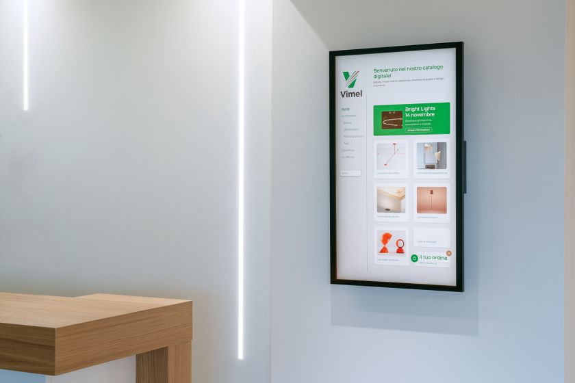 Vimel Srl: soluzioni Digital Signage per il nuovo showroom