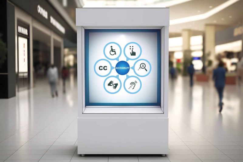 Digital Signage accessibile