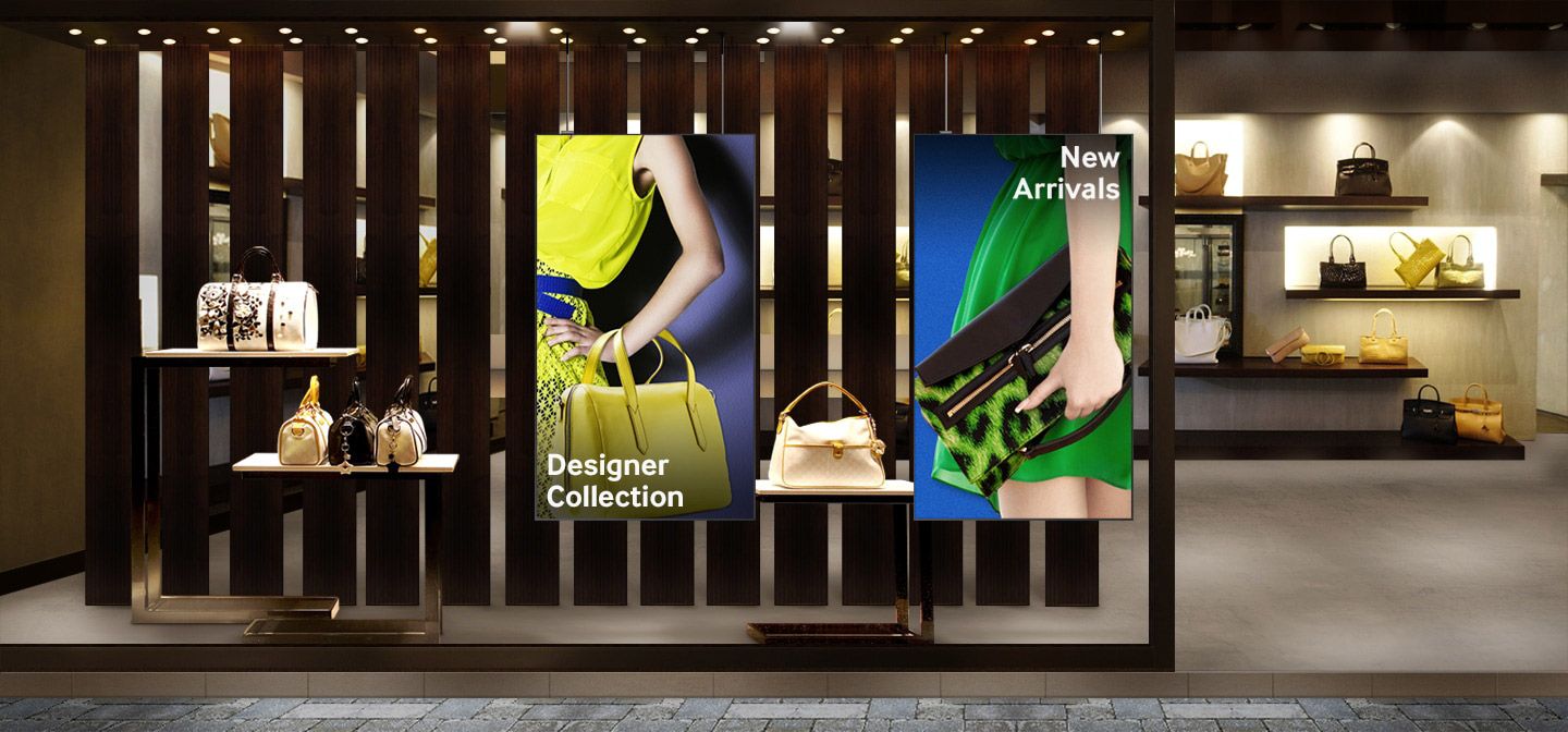 Digital Signage: display pubblicitari nelle vetrine di un celebre store di Londra