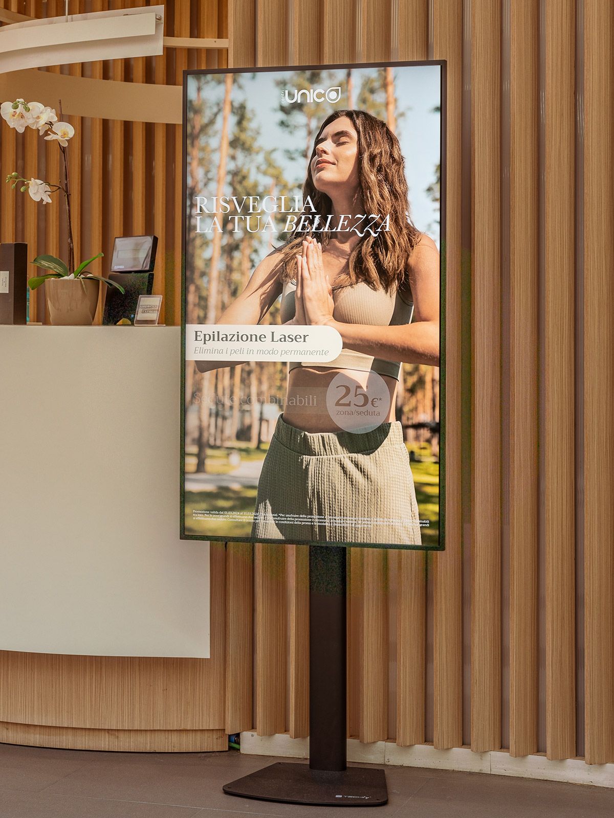 Digital Signage per l’Estetica professionale: Centri Unico